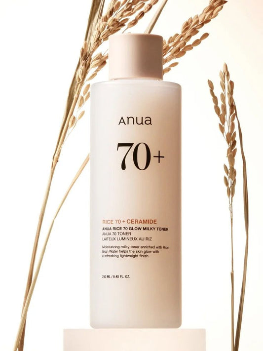 ANUA  RICE 70 GLOW MILKY TONER 250ml