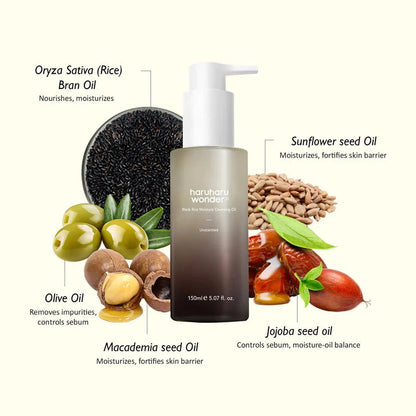 Haruharu Wonder  Black Rice Moisture Deep Cleansing Oil