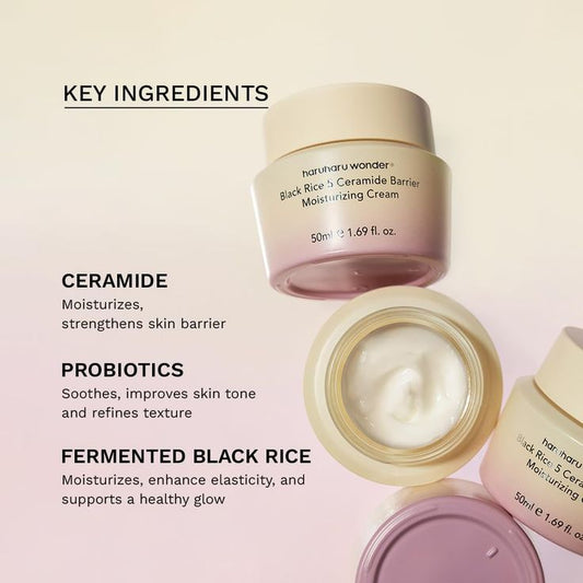 Haruharu Wonder Black Rice 5 Ceramide Barrier Moisturizing Cream 50ml