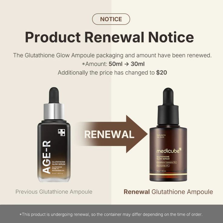 Medicube AGE-R GLUTATHIONE GLOW SERUM 30g