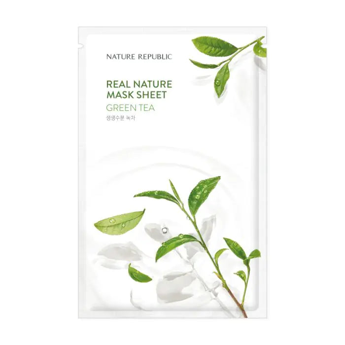 Nature Republic REAL NATURE SHEET MASK GREEN TEA