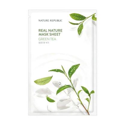 Nature Republic REAL NATURE SHEET MASK GREEN TEA