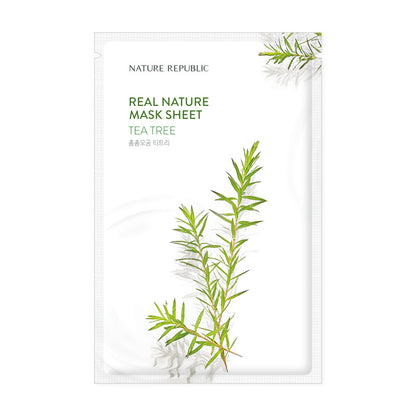 NATURE REPUBLIC  REAL NATURE SHEET MASK TEA TREE