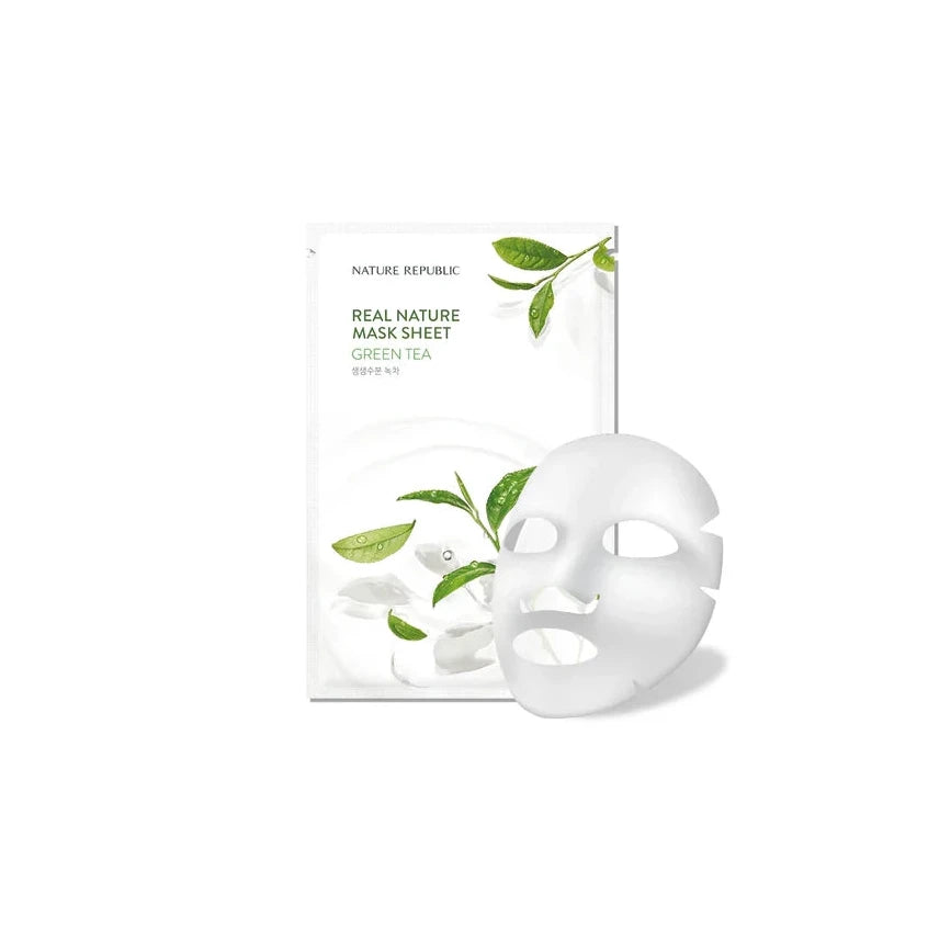 Nature Republic REAL NATURE SHEET MASK GREEN TEA