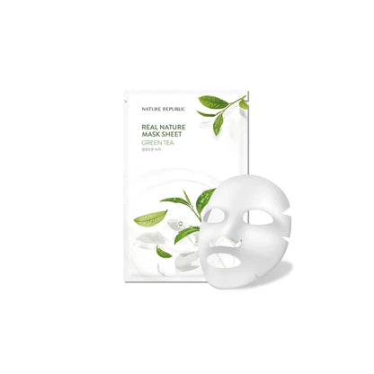 Nature Republic REAL NATURE SHEET MASK GREEN TEA