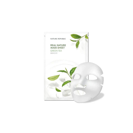 Nature Republic REAL NATURE SHEET MASK GREEN TEA