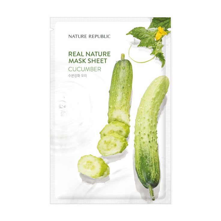 Nature Republic  REAL NATURE SHEET MASK CUCUMBER 23ml