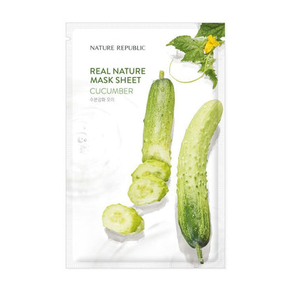 Nature Republic  REAL NATURE SHEET MASK CUCUMBER 23ml
