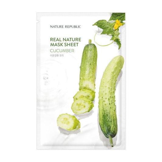 Nature Republic  REAL NATURE SHEET MASK CUCUMBER 23ml