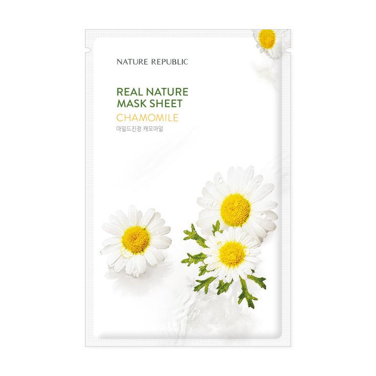 Nature Republic  Real Nature Mask Sheet/ Chamomile 23ml