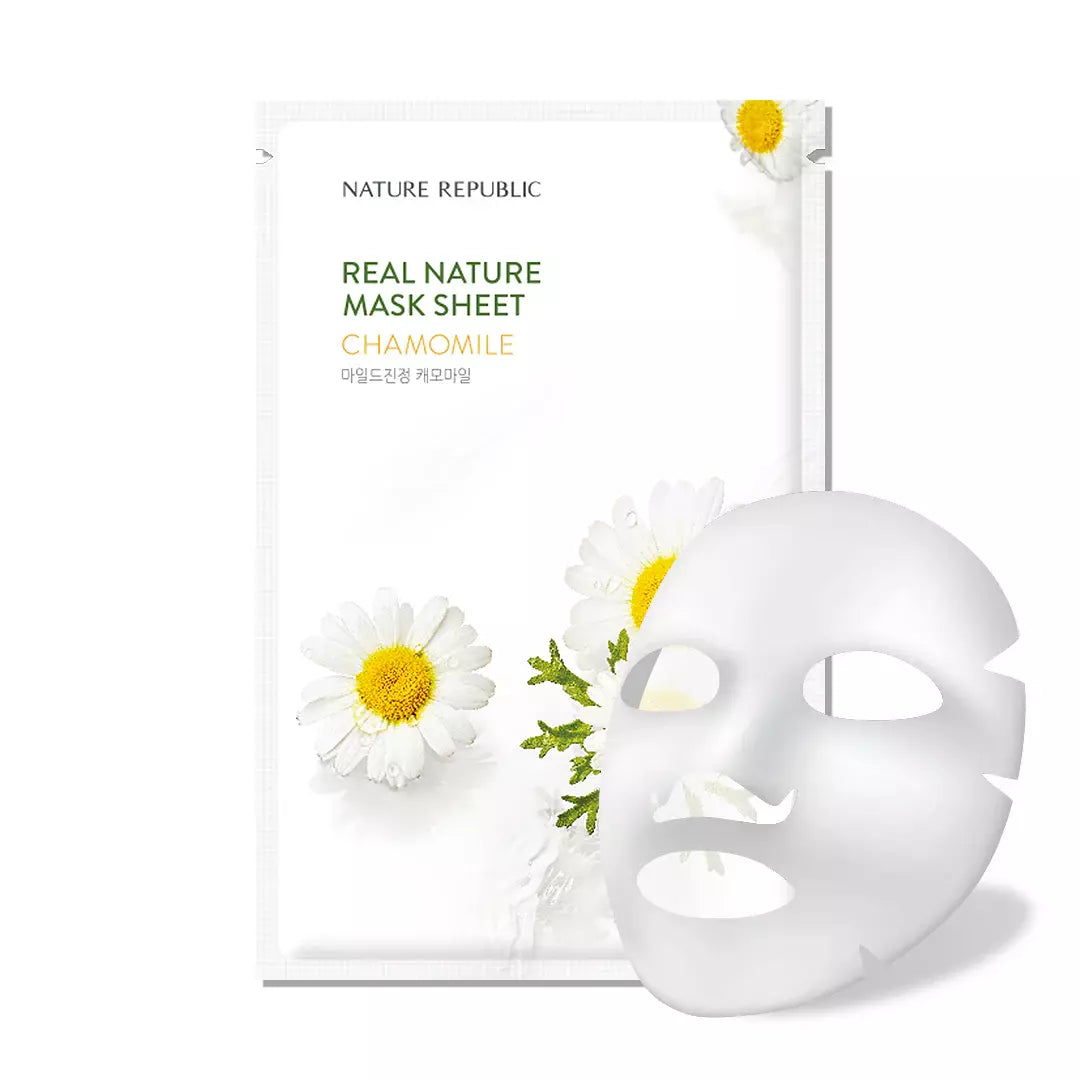 Nature Republic  Real Nature Mask Sheet/ Chamomile 23ml