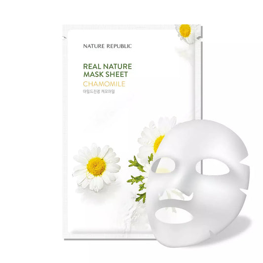 Nature Republic  Real Nature Mask Sheet/ Chamomile 23ml